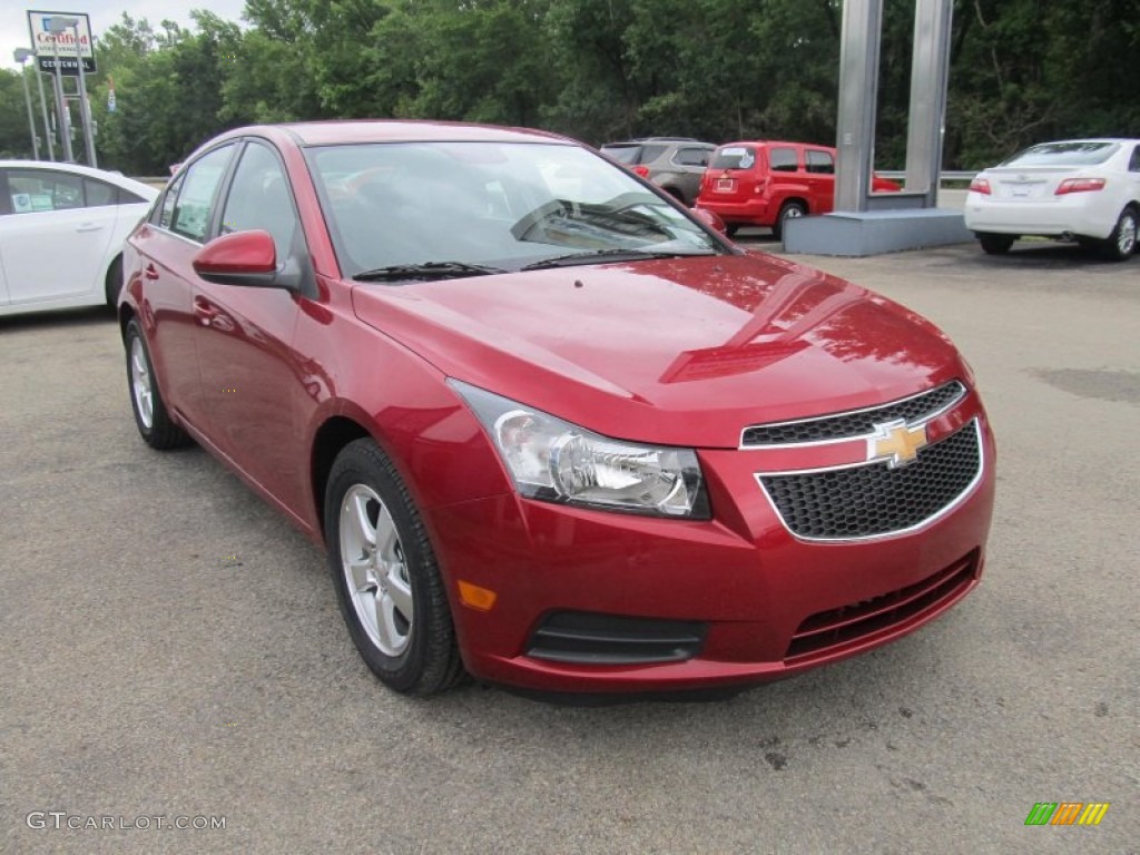 Crystal Red Metallic 2012 Chevrolet Cruze LT Exterior Photo #68294900