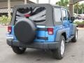 2010 Surf Blue Pearl Jeep Wrangler Unlimited Sport  photo #7