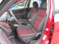 Jet Black/Sport Red 2012 Chevrolet Cruze LT Interior Color