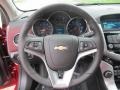 Jet Black/Sport Red Steering Wheel Photo for 2012 Chevrolet Cruze #68294942