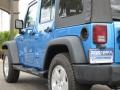 2010 Surf Blue Pearl Jeep Wrangler Unlimited Sport  photo #17