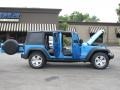 2010 Surf Blue Pearl Jeep Wrangler Unlimited Sport  photo #20