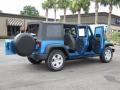 2010 Surf Blue Pearl Jeep Wrangler Unlimited Sport  photo #21