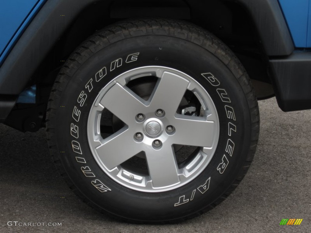 2010 Jeep Wrangler Unlimited Sport Wheel Photo #68295347