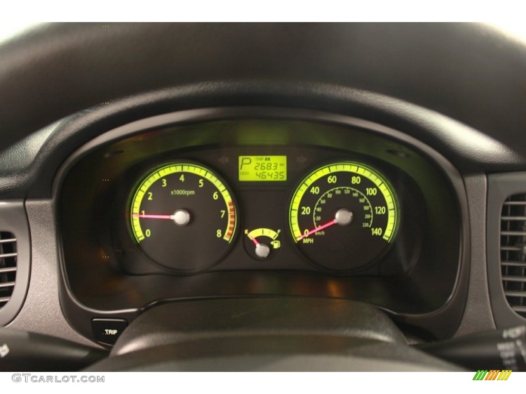 2009 Kia Rio LX Sedan Gauges Photo #68295983