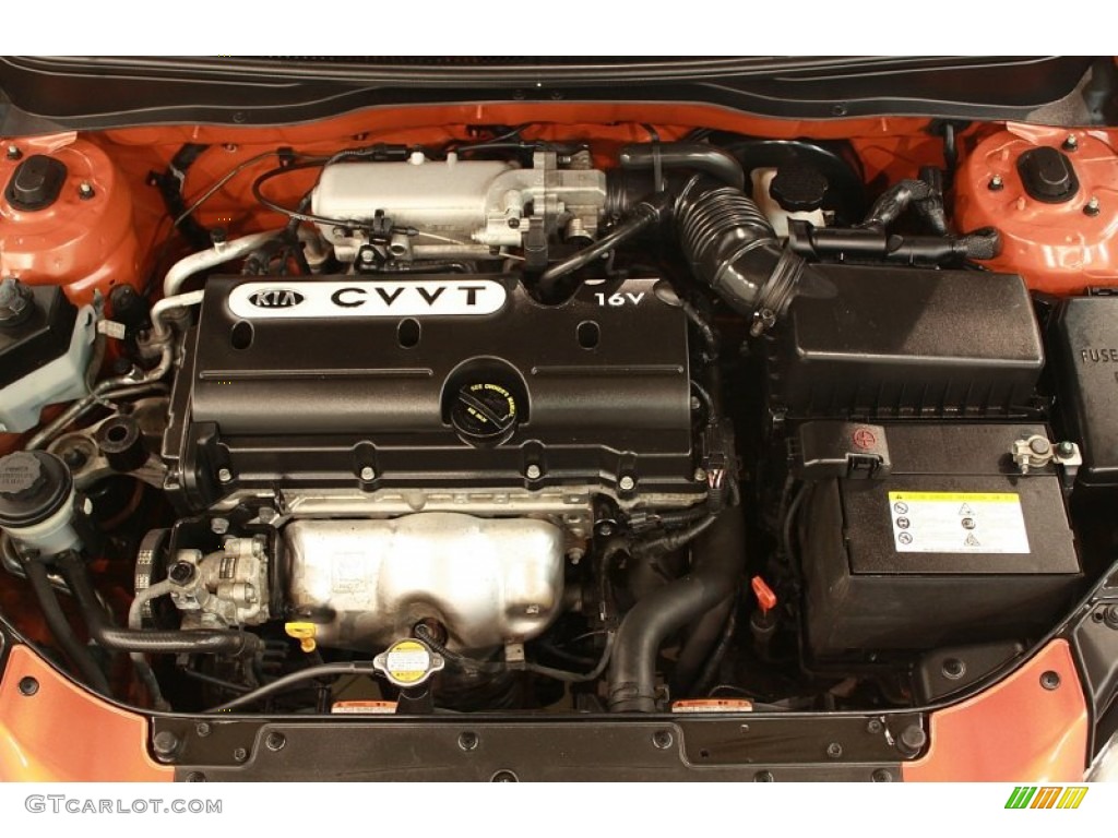 2009 Kia Rio LX Sedan 1.6 Liter DOHC 16-Valve CVVT 4 Cylinder Engine Photo #68296013