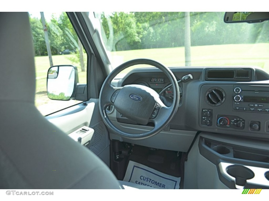 2012 Ford E Series Van E350 XLT Passenger Medium Flint Dashboard Photo #68297444