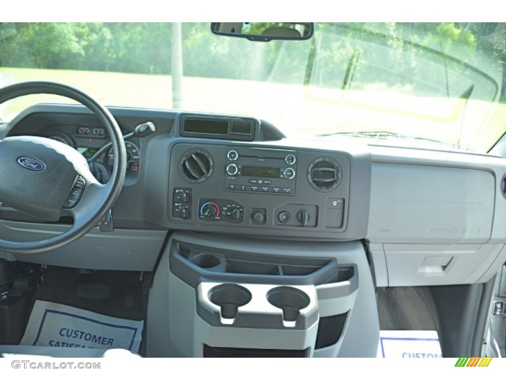 2012 Ford E Series Van E350 XLT Passenger Medium Flint Dashboard Photo #68297453