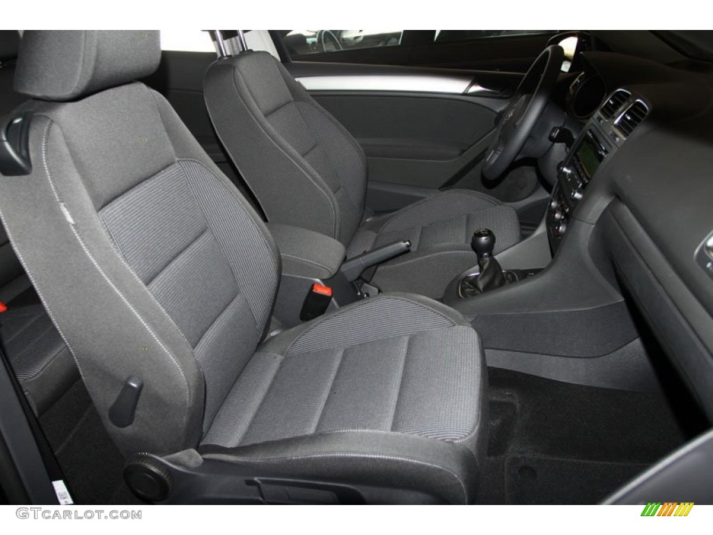 Titan Black Interior 2013 Volkswagen Golf 2 Door Photo #68298653