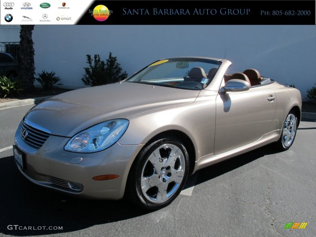 White Gold Crystal Lexus SC