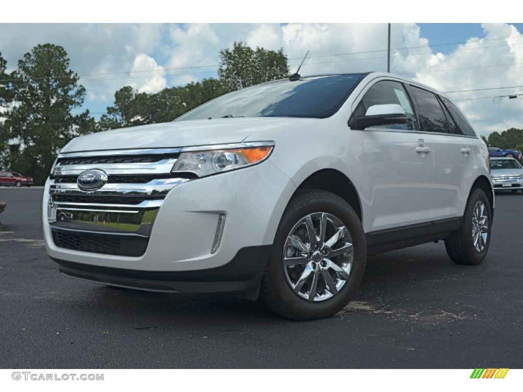 White Suede Ford Edge