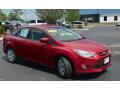 2012 Red Candy Metallic Ford Focus SE Sedan  photo #3