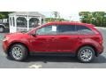 2013 Ruby Red Ford Edge SEL EcoBoost  photo #8
