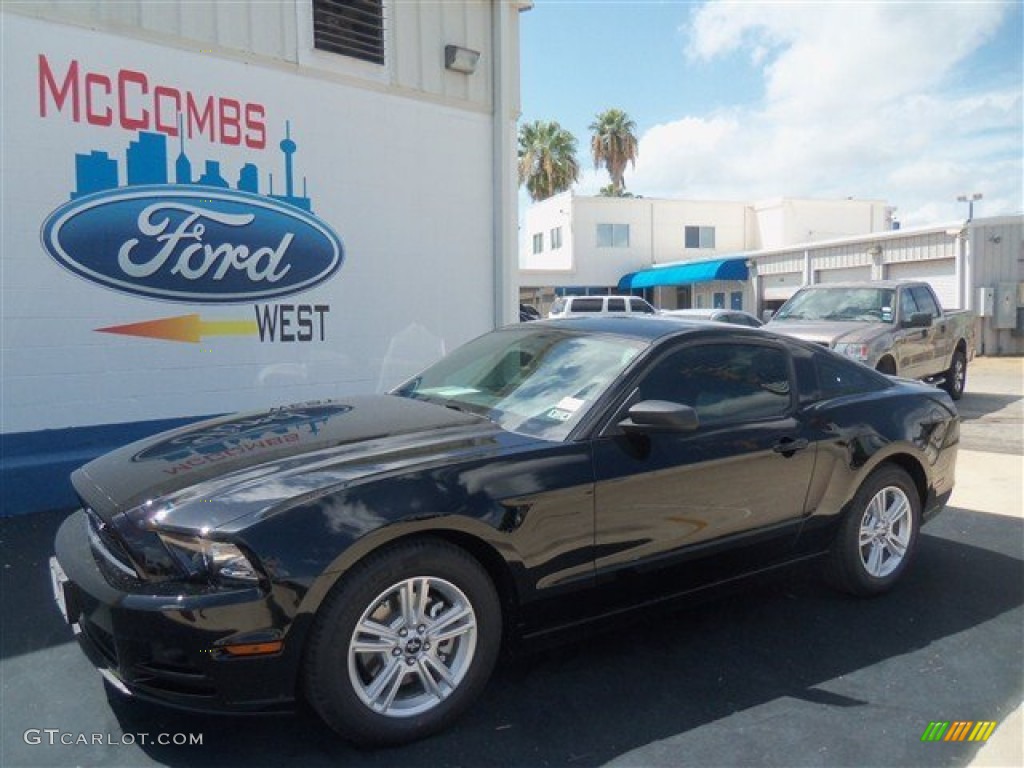 2013 Mustang V6 Coupe - Black / Charcoal Black photo #1