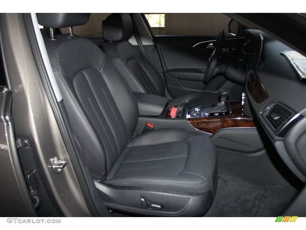 Black Interior 2013 Audi A6 2.0T Sedan Photo #68301236