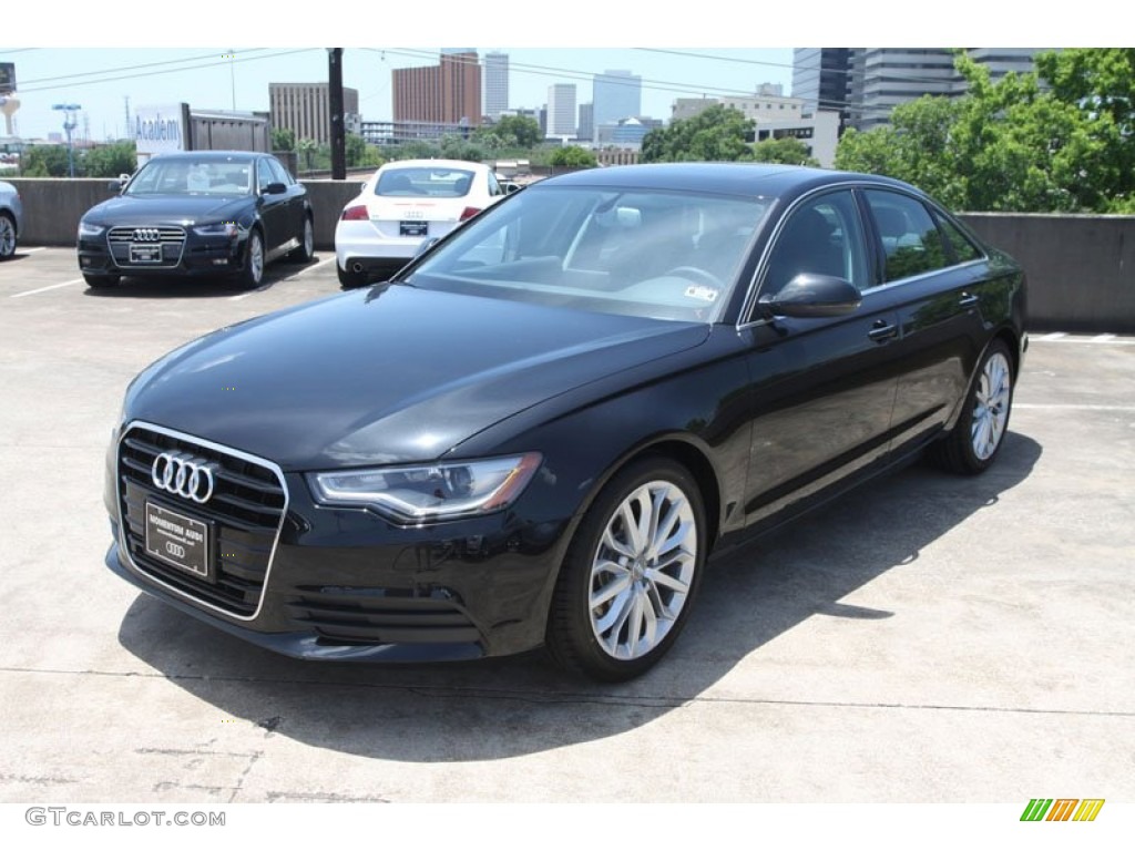 Phantom Black Pearl Effect 2013 Audi A6 2.0T Sedan Exterior Photo #68301293