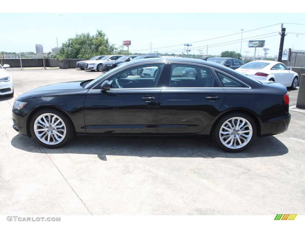 Phantom Black Pearl Effect 2013 Audi A6 2.0T Sedan Exterior Photo #68301311