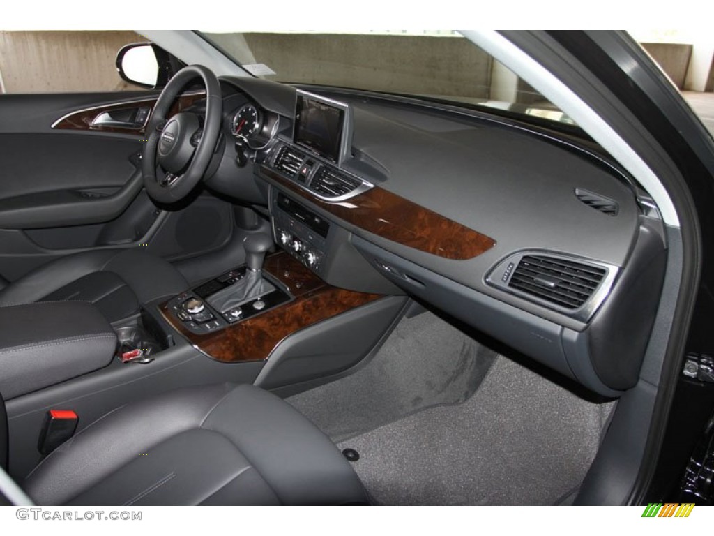 2013 Audi A6 2.0T Sedan Black Dashboard Photo #68301503