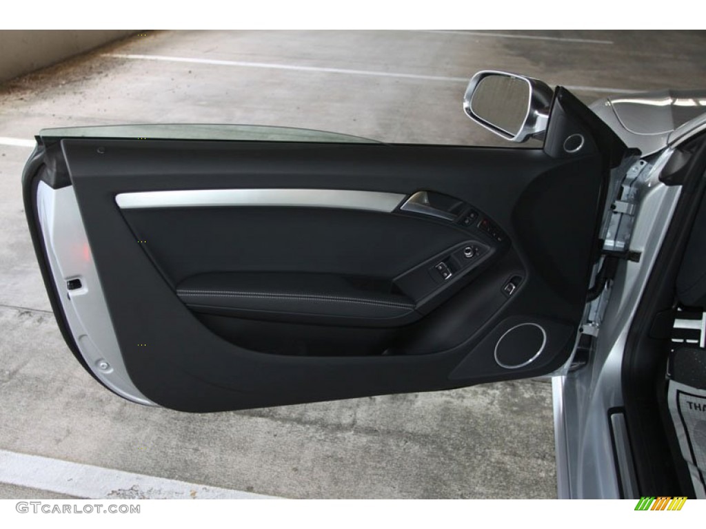 2013 Audi S5 3.0 TFSI quattro Coupe Black Door Panel Photo #68301851