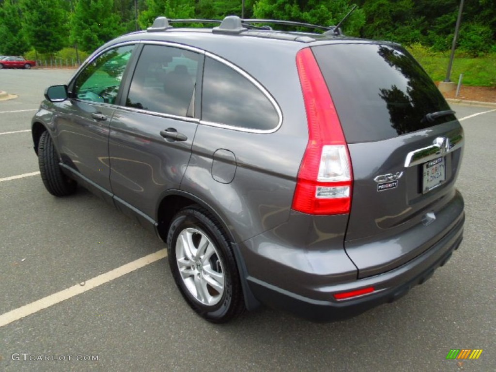 2010 CR-V EX - Polished Metal Metallic / Black photo #5