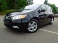 2011 Crystal Black Pearl Honda Odyssey Touring Elite  photo #1