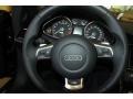 Black 2012 Audi R8 Spyder 5.2 FSI quattro Steering Wheel