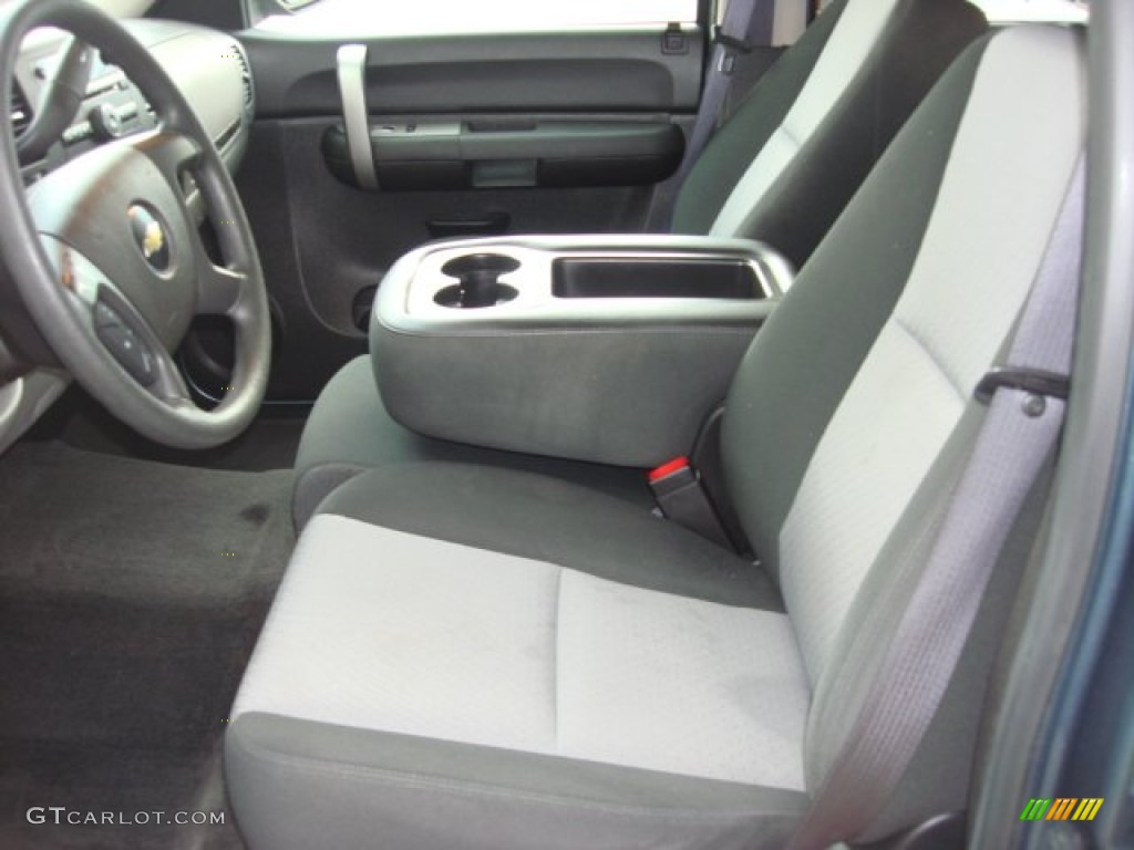 2009 Silverado 1500 LS Crew Cab - Blue Granite Metallic / Dark Titanium photo #8
