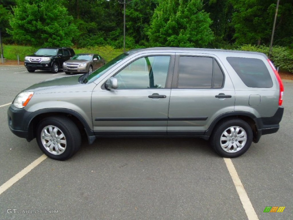 2006 CR-V EX 4WD - Silver Moss Metallic / Black photo #6