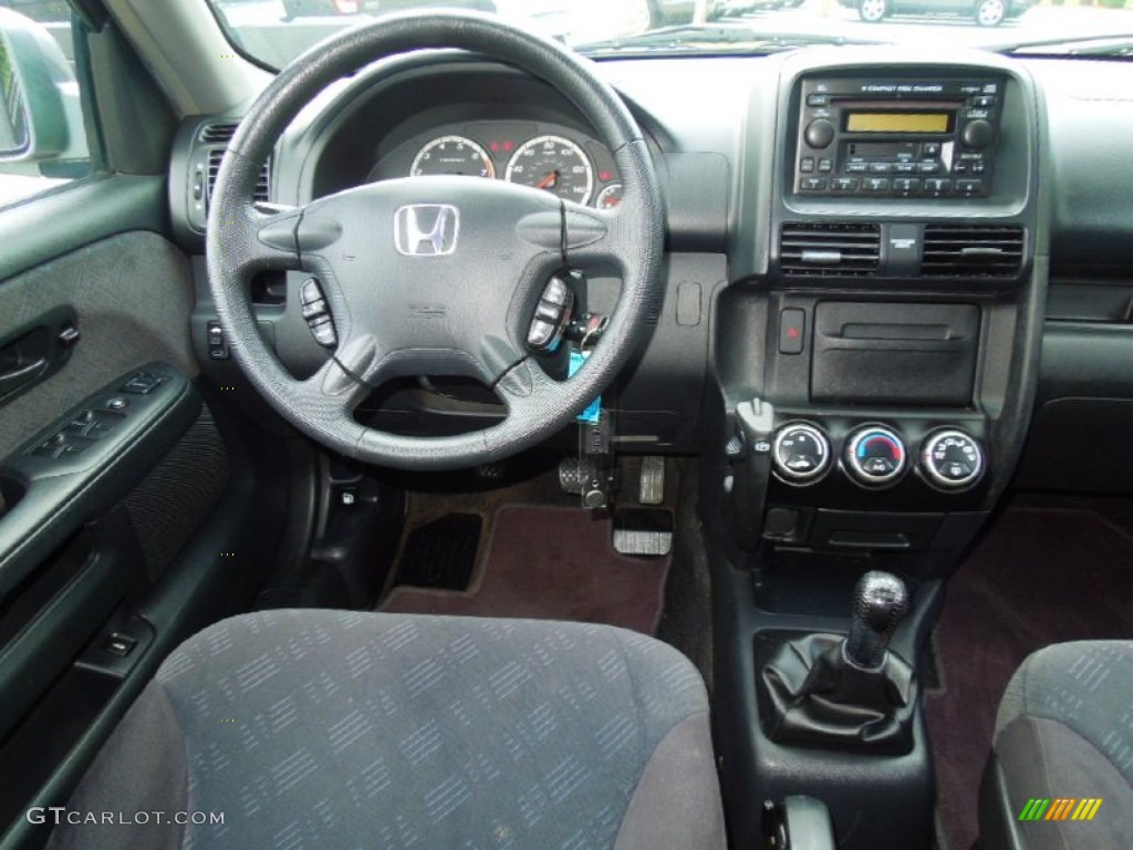 2006 Honda CR-V EX 4WD Black Dashboard Photo #68303585