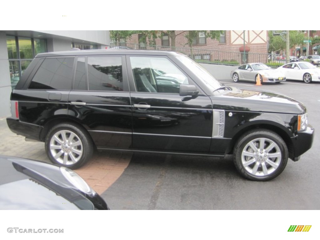 Java Black Pearlescent 2008 Land Rover Range Rover V8 Supercharged Exterior Photo #68303732