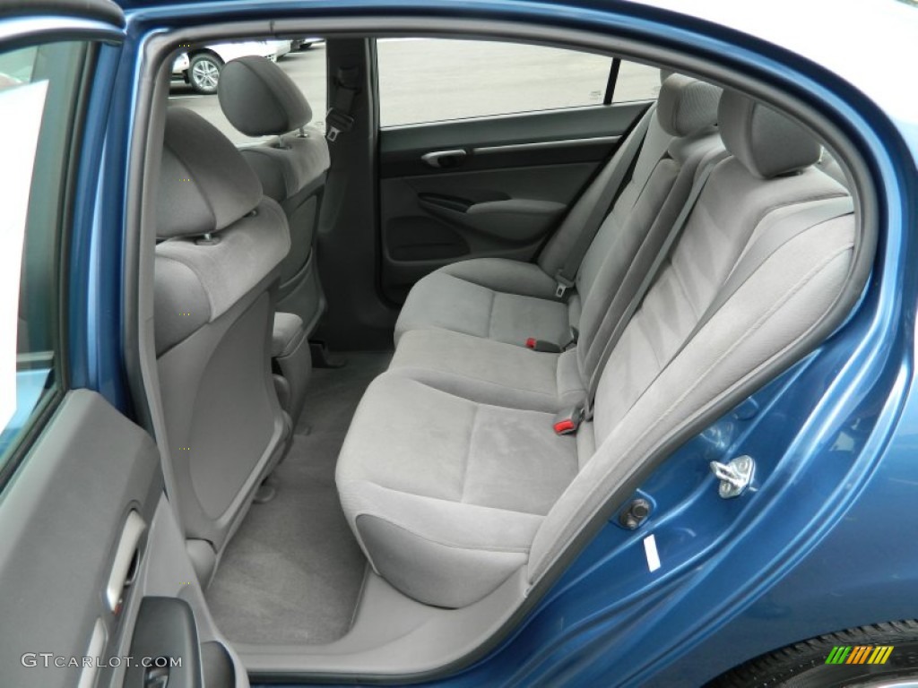 2007 Civic EX Sedan - Atomic Blue Metallic / Gray photo #15