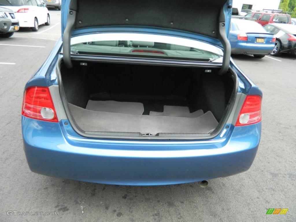 2007 Civic EX Sedan - Atomic Blue Metallic / Gray photo #16