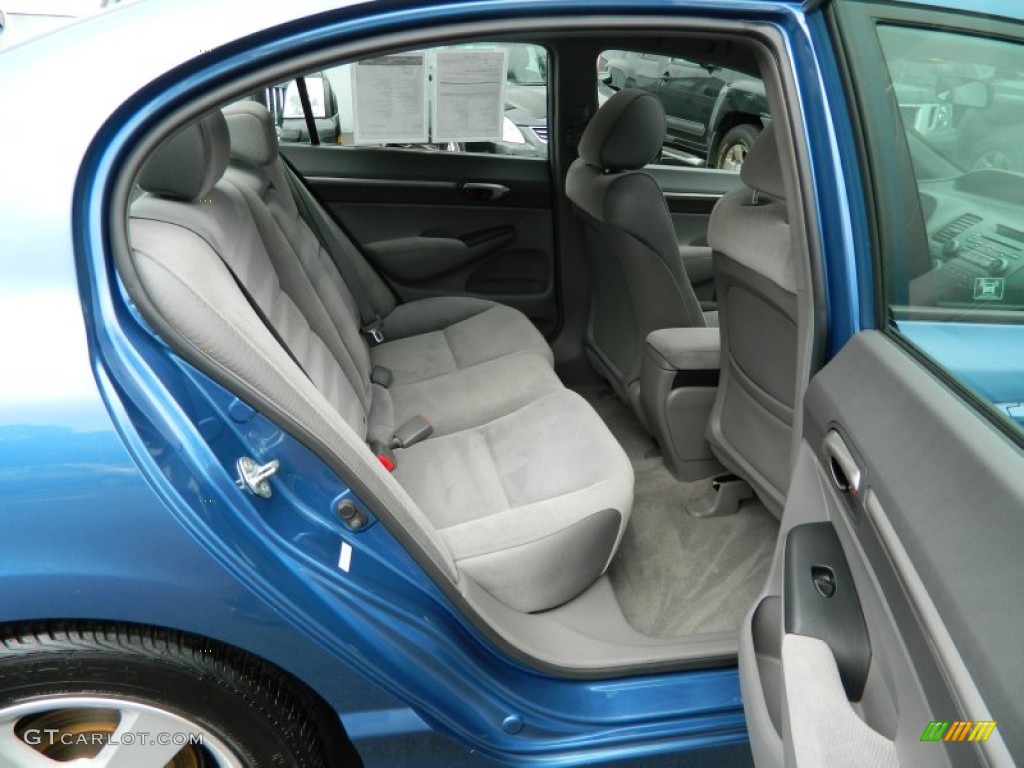 2007 Civic EX Sedan - Atomic Blue Metallic / Gray photo #17