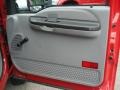 Medium Flint 2005 Ford F450 Super Duty XL Regular Cab Dump Truck Door Panel