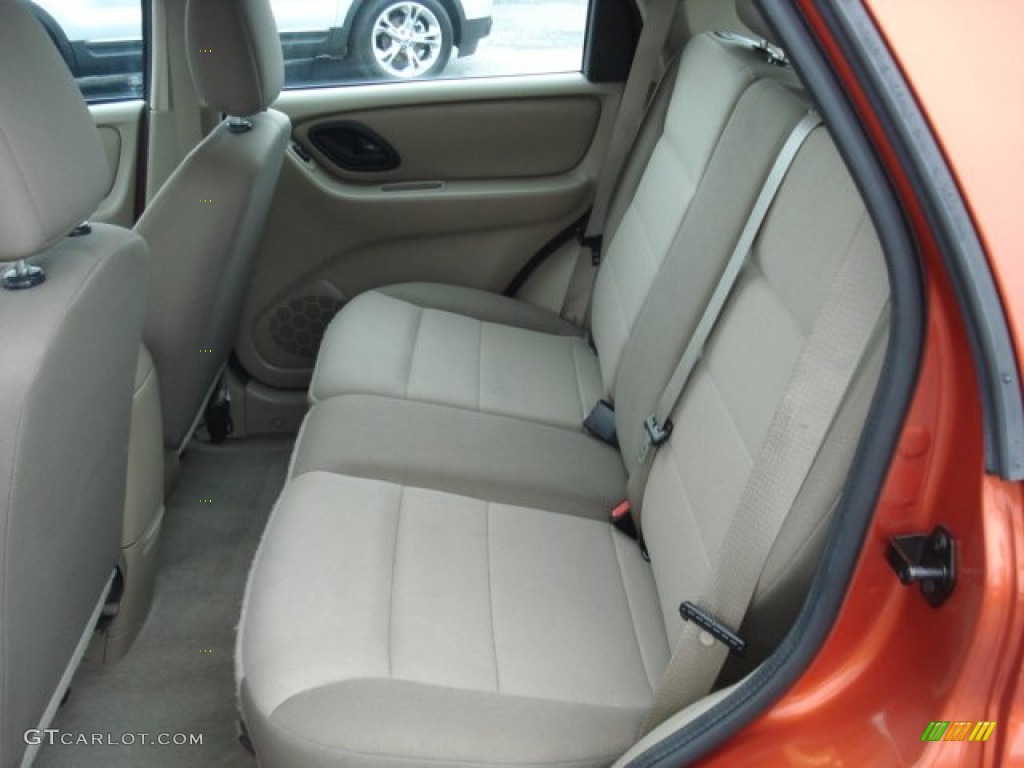 2007 Ford Escape XLS 4WD Rear Seat Photos