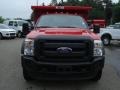 Vermillion Red - F550 Super Duty XL Regular Cab 4x4 Dump Truck Photo No. 3