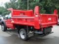 Vermillion Red - F550 Super Duty XL Regular Cab 4x4 Dump Truck Photo No. 6