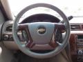 2009 Chevrolet Suburban Light Titanium/Dark Titanium Interior Steering Wheel Photo