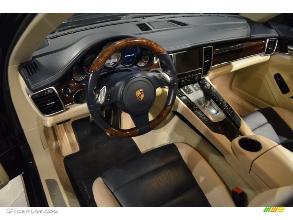 Yachting Blue/Cream Interior 2010 Porsche Panamera 4S Photo #68308520