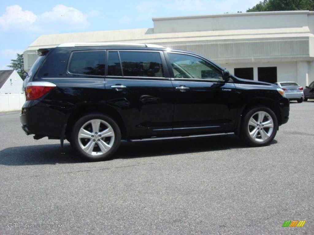 2009 Highlander Limited 4WD - Black / Ash photo #3