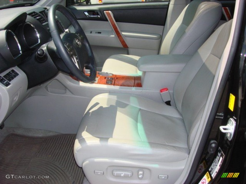 2009 Highlander Limited 4WD - Black / Ash photo #9