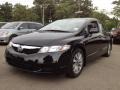 2011 Crystal Black Pearl Honda Civic EX Sedan  photo #5