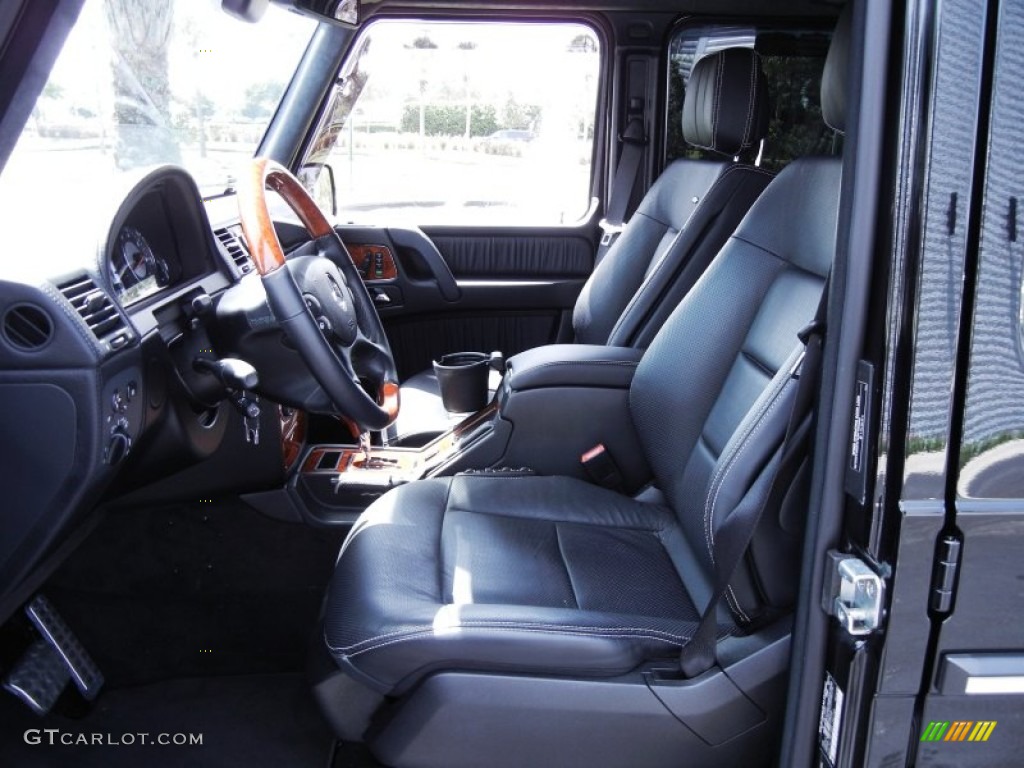 designo Black Interior 2011 Mercedes-Benz G 55 AMG Photo #68310077