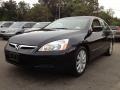 2007 Nighthawk Black Pearl Honda Accord SE V6 Sedan  photo #5