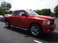 2012 Flame Red Dodge Ram 1500 Express Crew Cab 4x4  photo #2