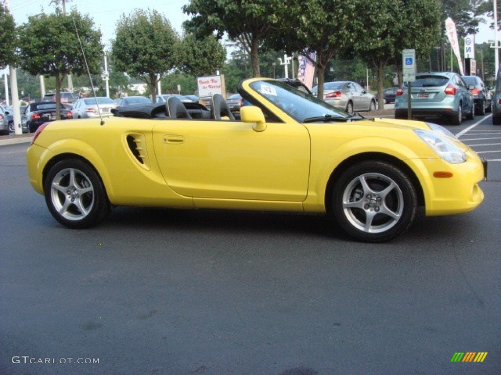 yellow toyota mr2 roadster #5