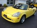 2003 Solar Yellow Toyota MR2 Spyder Roadster  photo #9