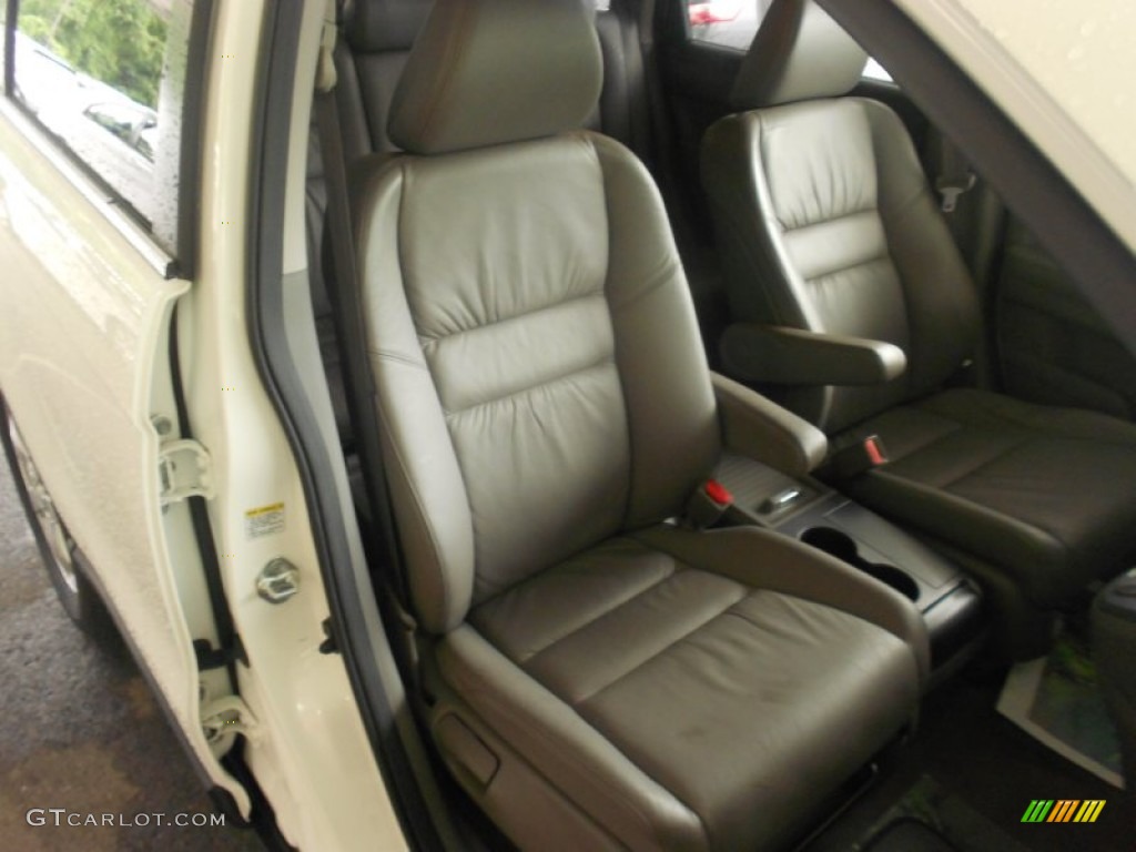 2007 CR-V EX-L 4WD - Taffeta White / Gray photo #14
