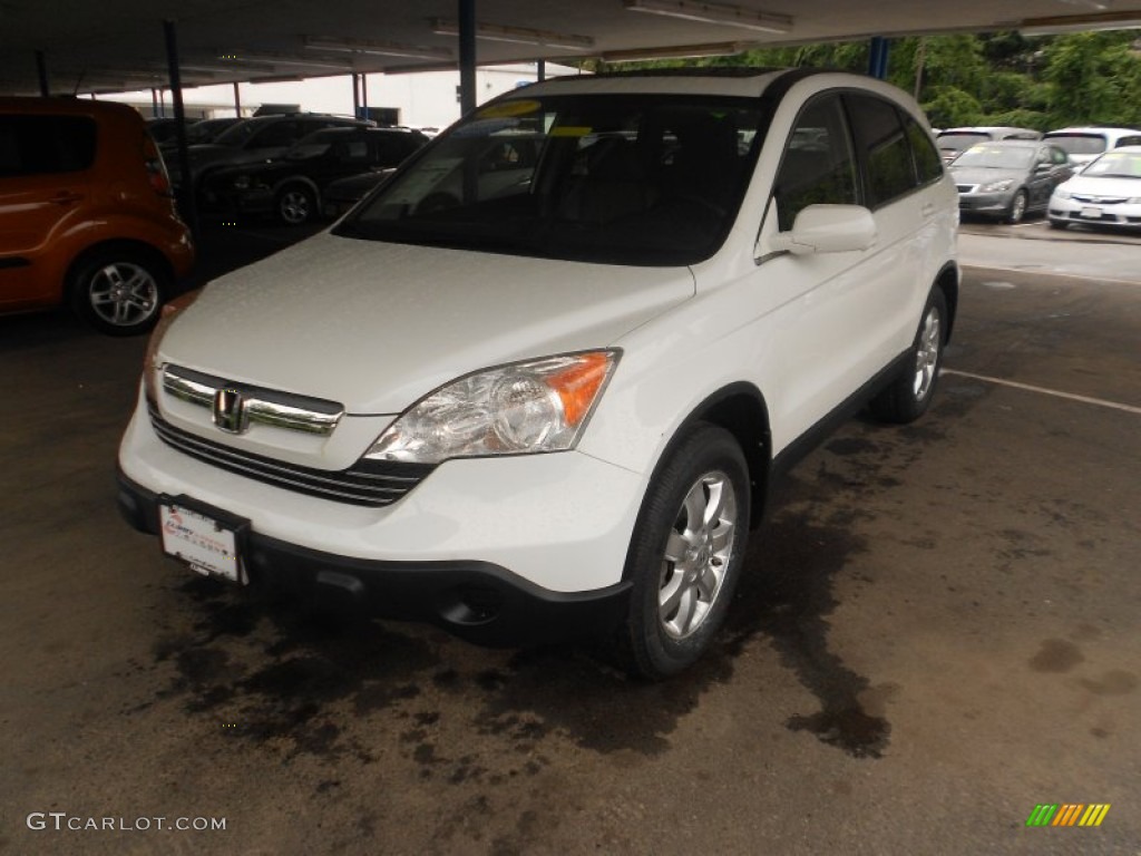 2007 CR-V EX-L 4WD - Taffeta White / Gray photo #28