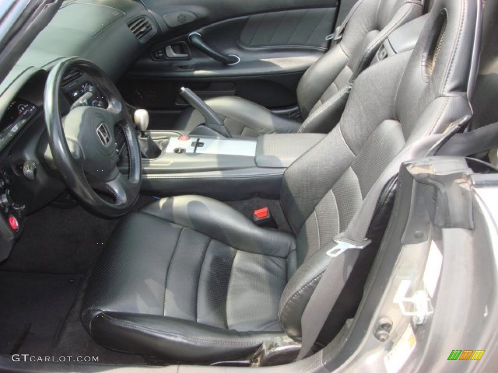 Black Interior 2005 Honda S2000 Roadster Photo #68313833